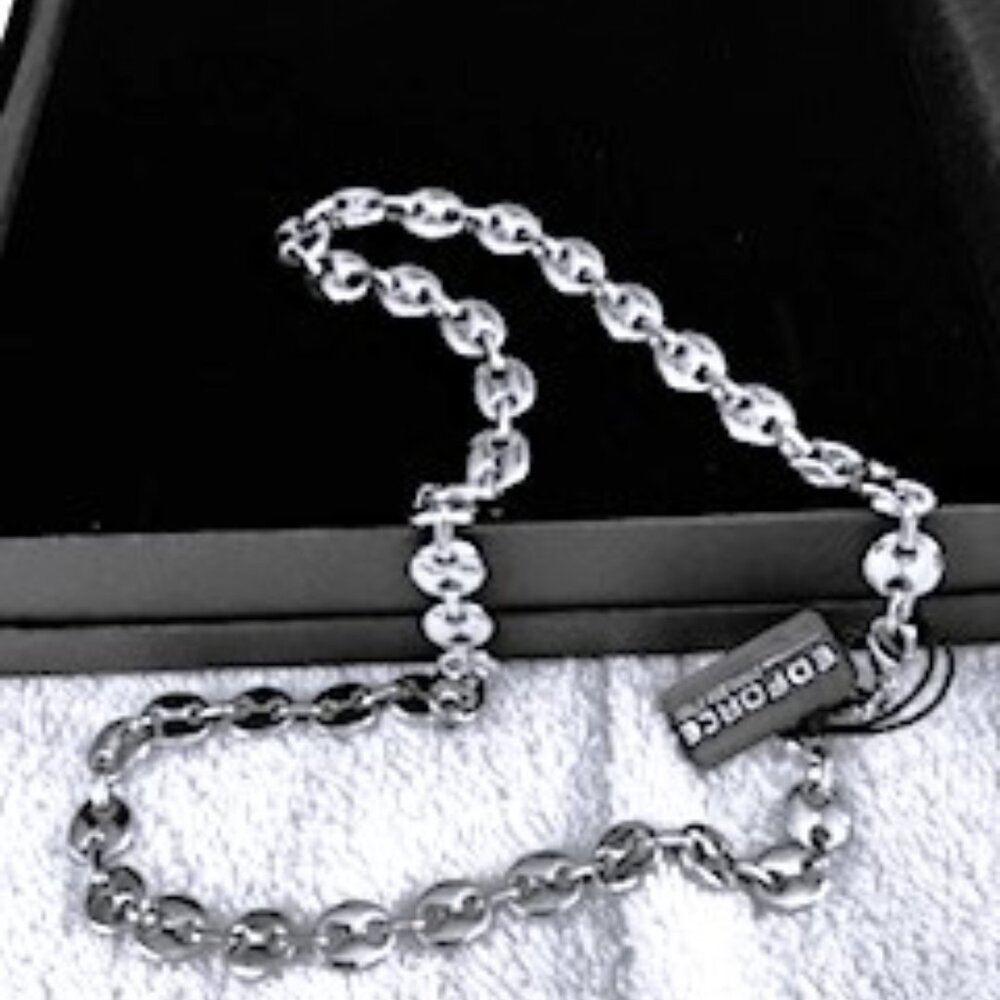 ED Force Stainless Steel 24" necklace NWT Unisex